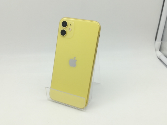 【中古】Apple 国内版 【SIMフリー】 iPhone 11 128GB イエロー MWM42J/A【神戸】保証期間１週間【ランクC】の通販は携帯電話本体