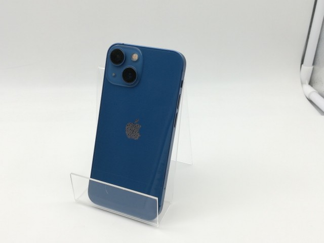 【中古】【赤ロム保証あり】Apple 楽天モバイル 【SIMフリー】 iPhone 13 mini 128GB ブルー MLJH3J/A【神戸】保証期間１ヶ月【ランクC】