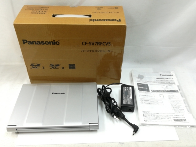 【中古】Panasonic Let's note SV7 CF-SV7RFCVS【i5-8350U 8G 256G(SSD) 無線LAN 4G/LTE 12LCD(1920x1200)】【神戸】言いはなつ継続期間１ヶ月【位置づけるC】