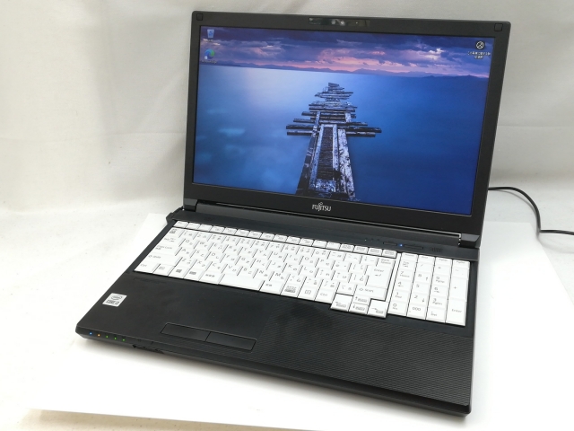 【中古】Fujitsu LIFEBOOK(バリューシリーズ) A5510/FX FMVA8804TP 【i3-10110U 8G 500G(HDD) DVDマルチ 1GbE WiFi 15LCD(1366x768)】【神戸】保証期間１ヶ月【ランクB】