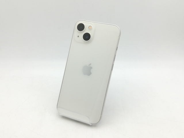 【中古】Apple SoftBank 【SIMフリー】 iPhone 13 128GB スターライト MLND3J/A【神戸】保証期間１ヶ月【ランクB】