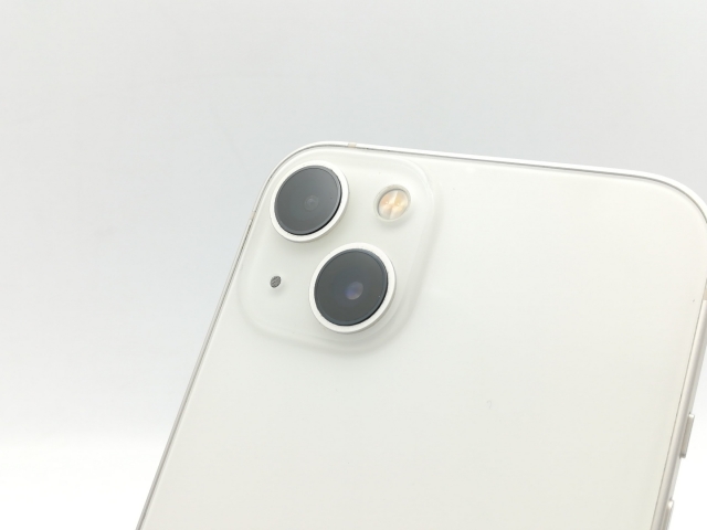 【中古】Apple SoftBank 【SIMフリー】 iPhone 13 128GB スターライト MLND3J/A【神戸】保証期間１ヶ月【ランクB】_6