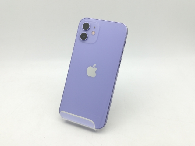 【中古】Apple au 【SIMロック解除済み】 iPhone 12 64GB パープル MJNH3J/A【神戸】保証期間１ヶ月【ランクB】 27,287円