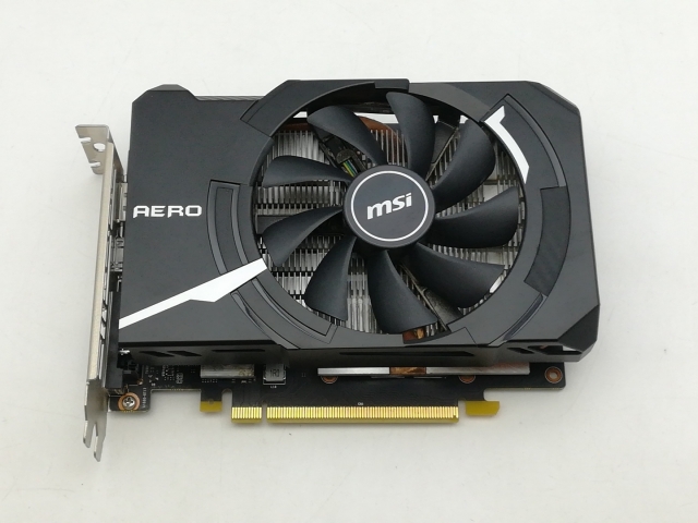 【中古】MSI GeForce GTX 1660 SUPER AERO ITX OC GTX1660Super/6GB(GDDR6)/PCI-E【神戸】言いはなつ継続期間１週