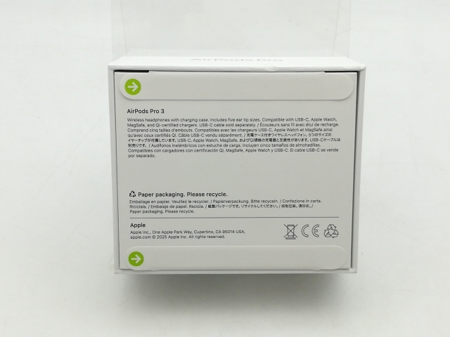 未使用】Apple AirPods Pro 3 MFHP4J/A【神戸】保証期間1ヶ月 【公式