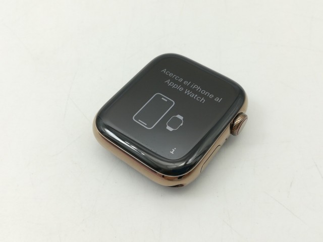 【中古】Apple Apple Watch Series5 Cellular 44mm ゴールドステンレスケース (バンド無し)【神戸】保証期間１ヶ月【ランクB】
