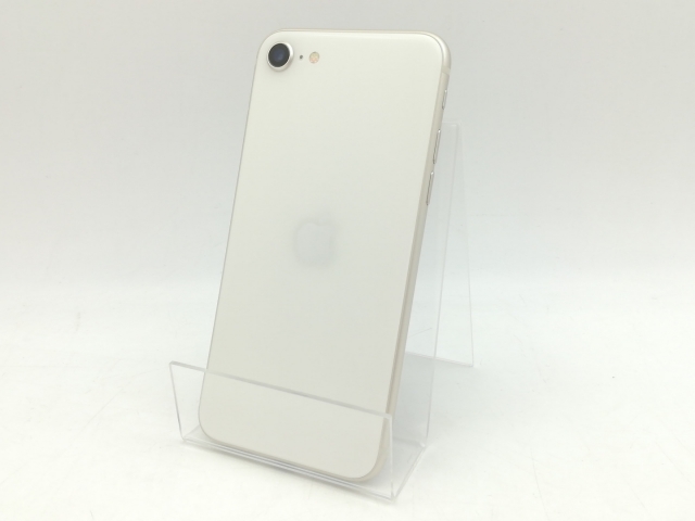 【中古】Apple au 【SIMフリー】 iPhone SE（第3世代） 64GB スターライト MMYD3J/A【神戸】保証期間１ヶ月【ランクA】