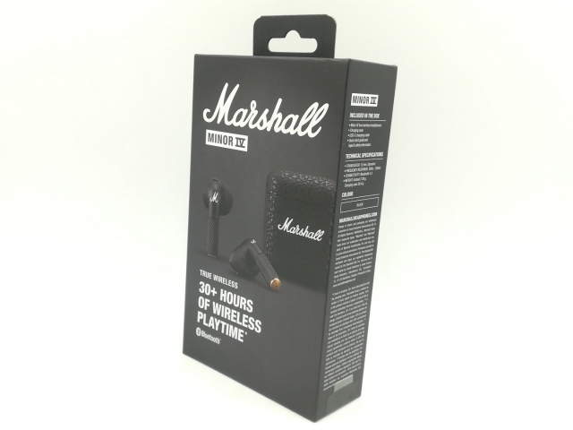 【未使用】Marshall MINOR IV [Black]【神戸】保証期間１ヶ月