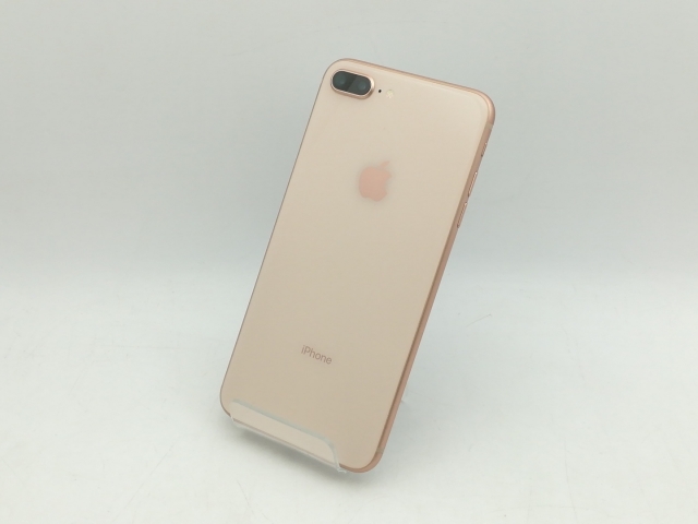 【中古】Apple au 【SIMロック解除済み】 iPhone 8 Plus 64GB ゴールド MQ9M2J/A【神戸】保証期間１ヶ月【ランクC】