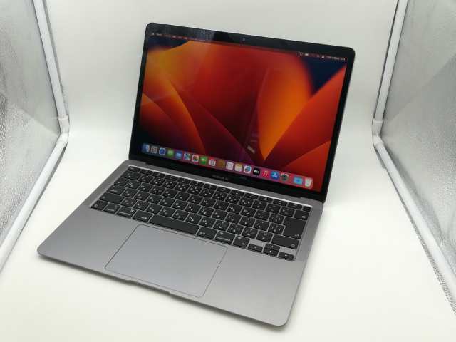 【中古】Apple MacBook Air 13インチ M1(CPU:8C/GPU:7C) 8GB/256GB スペースグレイ MGN63J/A (M1・2020)【神戸】保証期間１ヶ月【ランクB