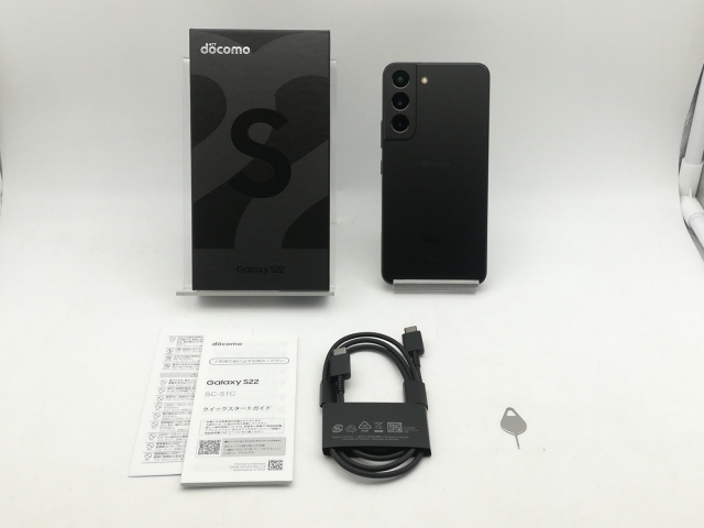 【中古】SAMSUNG docomo 【SIMフリー】 Galaxy S22 ファントムブラック 8GB 256GB SC-51C【神戸】保証期間１ヶ月【ランクB】_9