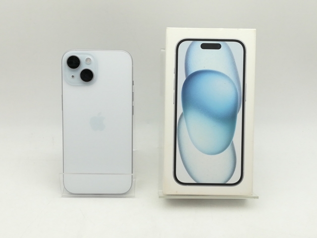 【中古】Apple SoftBank 【SIMフリー】 iPhone 15 128GB ブルー MTML3J/A【大須アメ横】保証期間１ヶ月【ランクC】_7