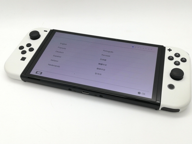 中古】Nintendo Switch 本体 (有機ELモデル) HEG-S-KAAAA ホワイト