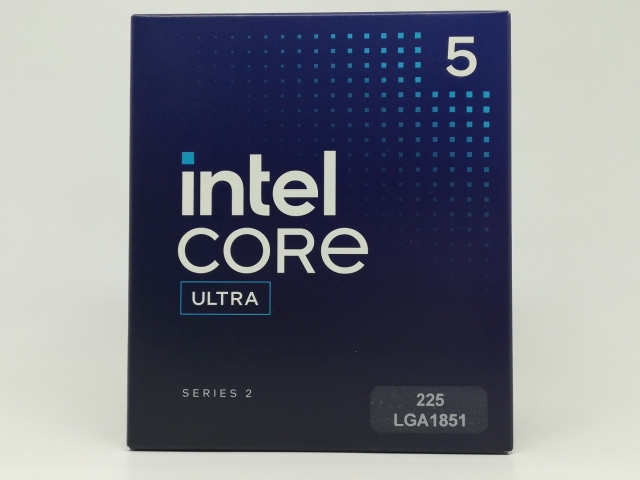 【未使用】Intel Core Ultra 5 225 (3.3GHz) Box LGA1851/10C(P:6C/E:4C)/10T/L3 20M/Intel Graphics/PBP65W【日本橋3】保証期間１週間