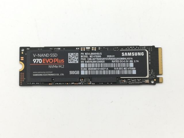 中古】各社 500GB SSD (M.2 2280/PCIe3.0 NVMe)【日本橋3】保証期間1