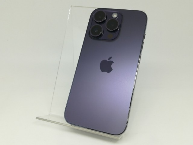 【中古】Apple 国内版 【SIMフリー】 iPhone 14 Pro 256GB ディープパープル MQ1E3J/A【日本橋3】保証期間１ヶ月【ランクA】