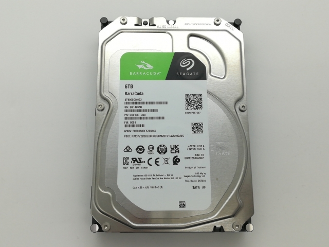 【中古】Seagate ST6000DM003 6TB/5400rpm/256MB/6Gbps【日本橋3】保証期間１週間