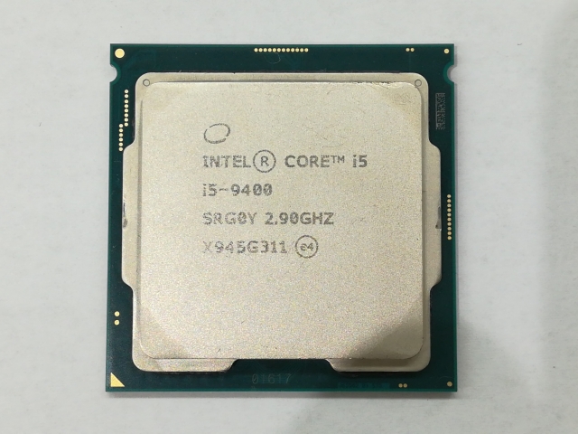 【中古】Intel Core i5-9400 (2.9GHz/TB:4.1GHz/SRG0Y/R0) bulk LGA1151/6C/6T/L3 9M/UHD630/TDP65W【日本橋3】保証期間１週間