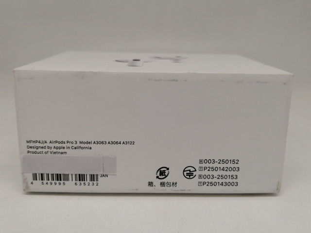 未使用】Apple AirPods Pro 3 MFHP4J/A【日本橋3】保証期間1ヶ月