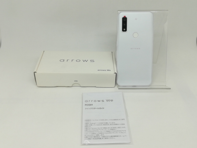 【未使用】docomo arrows We F-51B ホワイト 新品未使用！arrows We F-51B ホワイト arrows We 使用少 極美品 F-51B