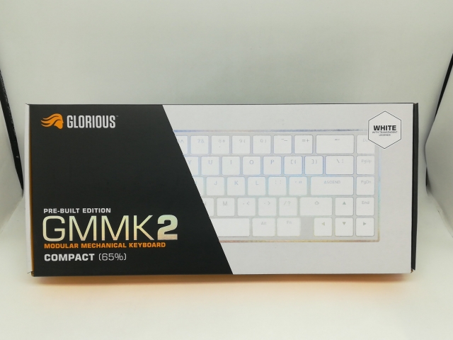 【未使用】Glorious PC Gaming Race Glorious GMMK 2 65% Pre-Built GLO-GMMK2-65-FOX-W [White/US配列]【日本橋3】保証期間１週間