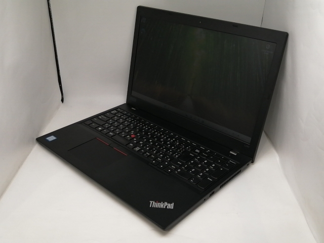 【中古】Lenovo ThinkPad L590 20Q8S24Q1L ブラック【i5-8265U 8G 256G(SSD) 1GbE WiFi 15LCD(1366x768)】【日本橋3】保証期間１ヶ月【ランクC】