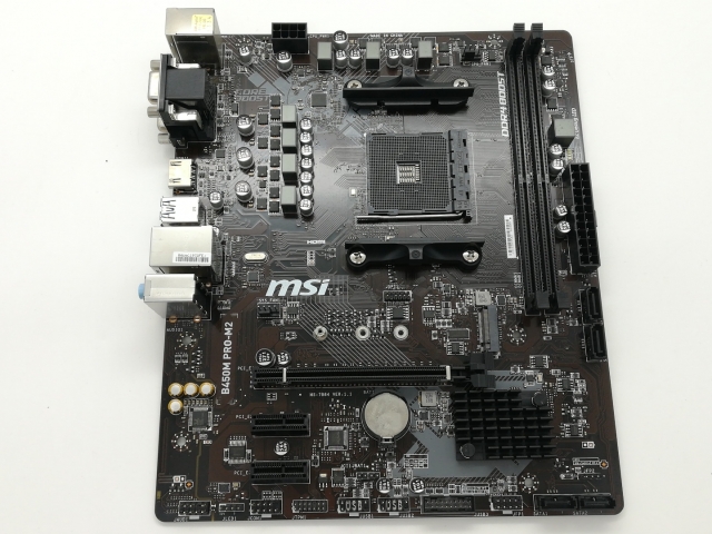 【中古】MSI B450M PRO-M2 B450/AM4/MicroATX【日本橋3】保証期間１週間