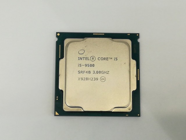 【中古】Intel Core i5-9500 (3GHz/TB:4.4GHz/SRF4B/U0) bulk LGA1151/6C/6T/L3 9M/UHD630/TDP65W【日本橋3】保証期間１週間