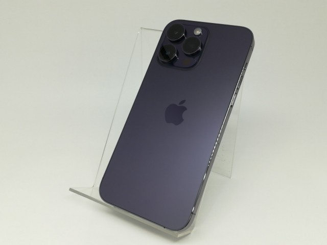 【中古】Apple 国内版 【SIMフリー】 iPhone 14 Pro Max 256GB ディープパープル MQ9E3J/A【日本橋3】保証期間１ヶ月【ランクB】