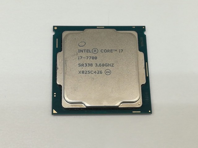 【中古】Intel Core i7-7700 (3.6GHz/TB:4.2GHz) bulk LGA1151/4C/8T/L3 8M/HD630/TDP65W【日本橋3】保証期間１週間