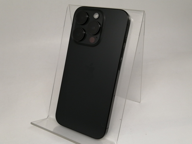 【中古】Apple SoftBank 【SIMフリー】 iPhone 15 Pro 256GB ブラックチタニウム MTUC3J/A【日本橋3】保証期間１ヶ月【ランクB】
