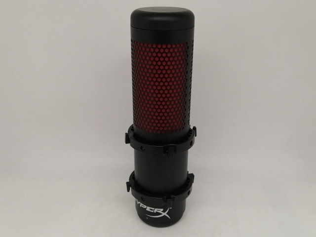 【中古】HyperX QuadCast スタンドアロンマイク HX-MICQC-BK【日本橋3】保証期間１週間【ランクC】