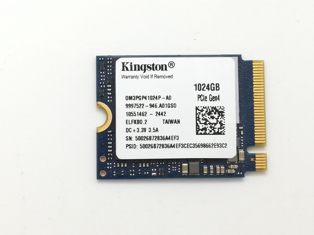 SSD 1TB NVMe Gen4 中古 98% SSD 1TB NVMe Gen4 中古 98% SSD 1TB NVMe Gen4 中古 98% KIOXIA
