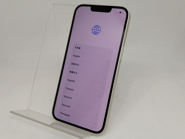 【中古】Apple 国内版 【SIMフリー】 iPhone 14 256GB スターライト MPW33J/A【OSU301】保証期間１ヶ月【ランクB】_1