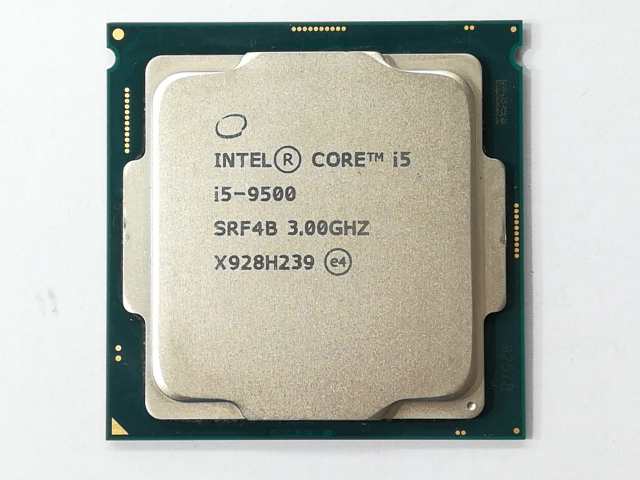 【中古】Intel Core i5-9500 (3GHz/TB:4.4GHz/SRF4B/U0) bulk LGA1151/6C/6T/L3 9M/UHD630/TDP65W【日本橋3】保証期間１週間