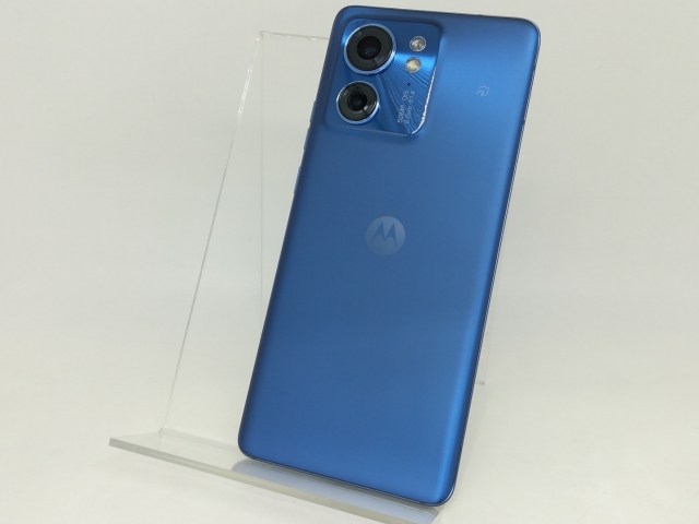 中古】MOTOROLA 国内版 【SIMフリー】 edge 40 ルナブルー 8GB 256GB