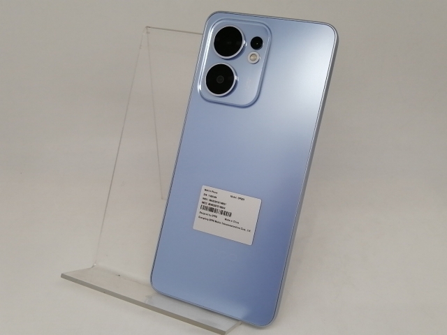 【中古】Oppo UQmobile 【SIMフリー】 OPPO Reno13 A アイスブルー 8GB 128GB OPG05【日本橋3】保証期間１ヶ月【ランクA】