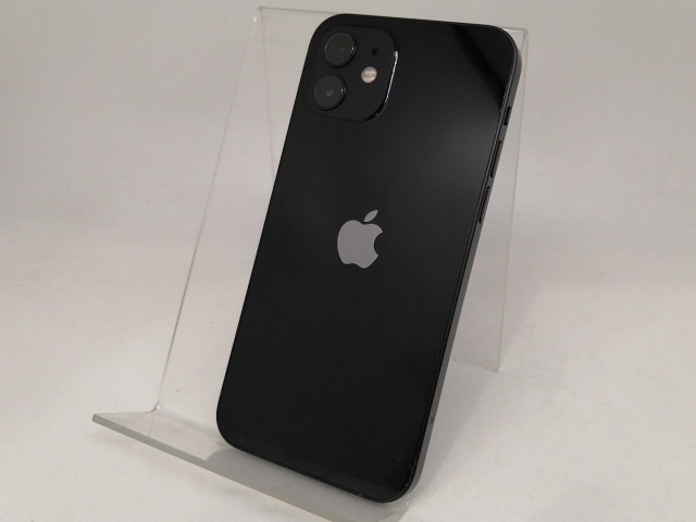 【中古】Apple SoftBank 【SIMロック解除済み】 iPhone 12 128GB ブラック MGHU3J/A【なんば】保証期間１ヶ月【ランクB】