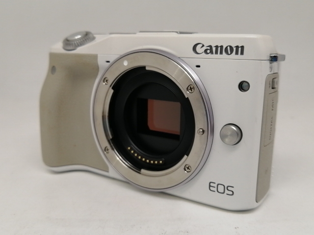 【中古】Canon EOS M3 ボディ ホワイト【日本橋3】保証期間１ヶ月【ランクC】