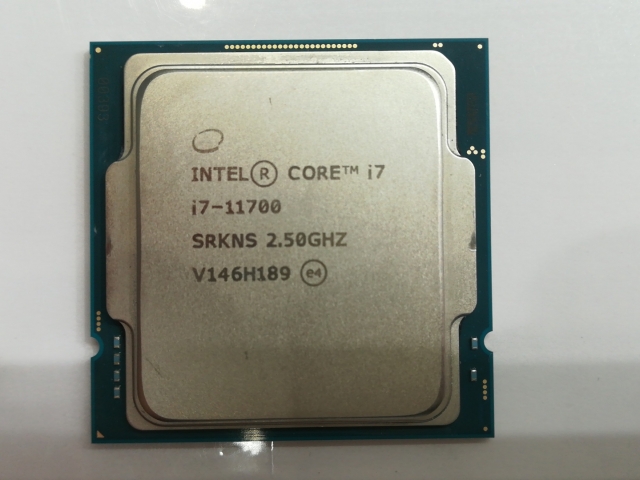 中古】Intel Core i7-11700 (2.5GHz/TB:4.8GHz) Bulk LGA1200/8C/16T