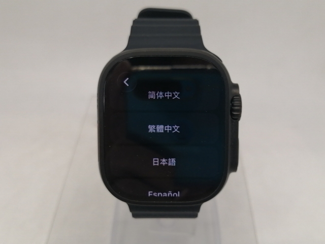 【中古】Apple Apple Watch Ultra3 49mm Cellular ブラックチタニウムケース/ブラックオーシャンバンド MF0J4J/A【日本橋3】保証期間１ヶ月【ランクA】
