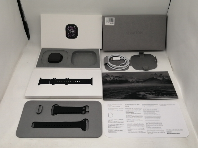 【中古】Apple Apple Watch Ultra3 49mm Cellular ブラックチタニウムケース/ブラックオーシャンバンド MF0J4J/A【日本橋3】保証期間１ヶ月【ランクA】_6