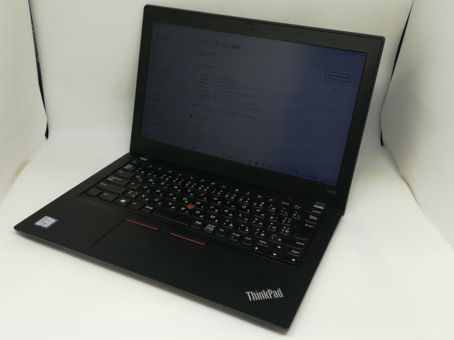 【中古】Lenovo ThinkPad X280 20KES77E00 ブラック【i3-8130U 8G 256G(SSD) WiFi 12.5LCD(1366x768)】【日本橋3】保証期間１ヶ月【ランクC】