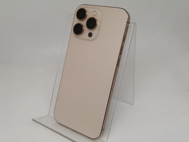 【中古】Apple SoftBank 【SIMフリー】 iPhone 16 Pro Max 256GB デザートチタニウム MYWJ3J/A【日本橋3】保証期間１ヶ月【ランクA】