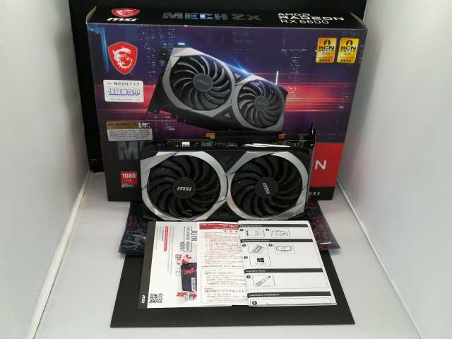 【中古】MSI Radeon RX 6600 MECH 2X 8G RX6600/8GB(GDDR6)/PCI-E【日本橋3】保証期間１週間