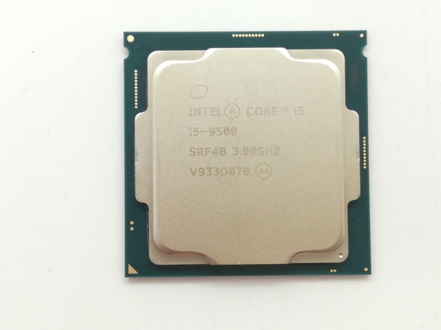 中古】Intel Core i5-9500 (3GHz/TB:4.4GHz/SRF4B/U0) bulk LGA1151/6C