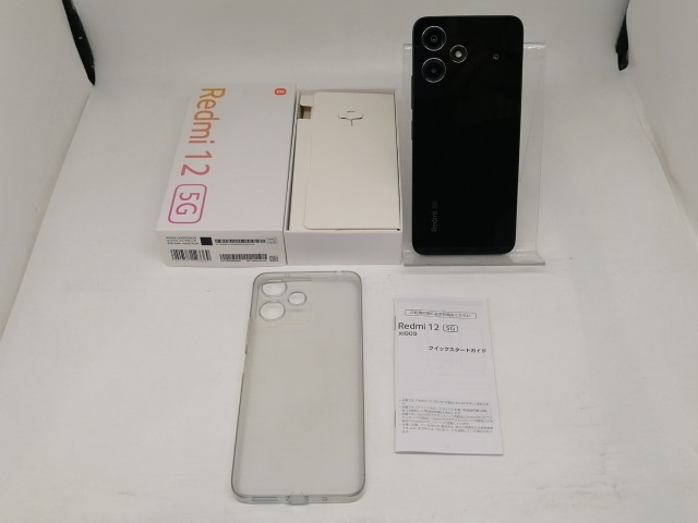 【中古】Xiaomi au 【SIMフリー】 Redmi 12 5G 4GB 128GB ミッドナイトブラック XIG03【浜松駅前】保証期間１ヶ月【ランクB】_7
