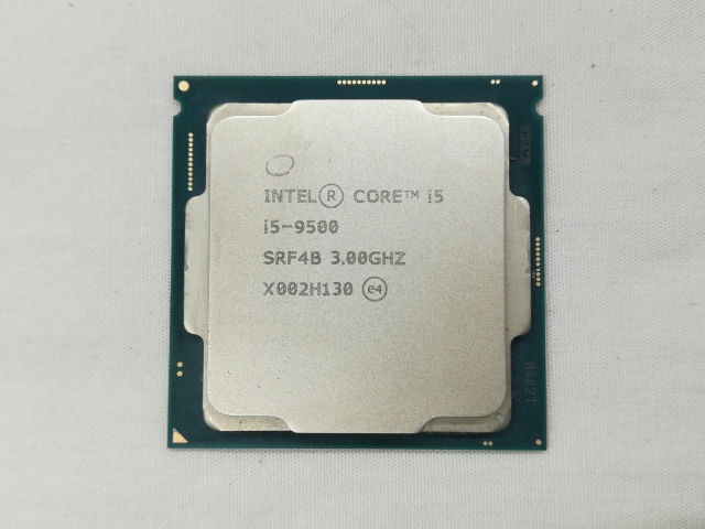 【中古】Intel Core i5-9500 (3GHz/TB:4.4GHz/SRF4B/U0) bulk LGA1151/6C/6T/L3 9M/UHD630/TDP65W【日本橋3】保証期間１週間