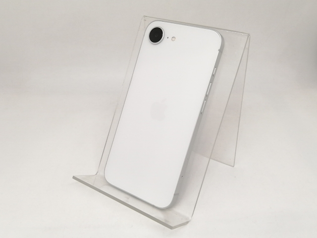 【中古】Apple 国内版 【SIMフリー】 iPhone 16e 128GB ホワイト MD1R4J/A【日本橋3】保証期間１ヶ月【ランクA】