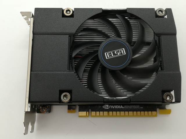 【中古】ELSA GeForce GTX 1050 Ti 4GB S.A.C(GD1050-4GERST) GTX1050Ti/4GB(GDDR5)/PCI-E【日本橋3】保証期間１週間の通販は